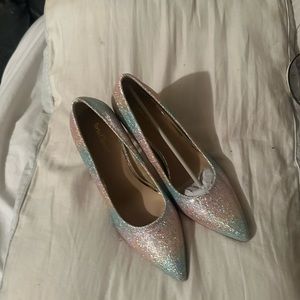 Rainbow heels